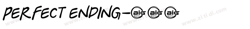 Perfect ending字体转换